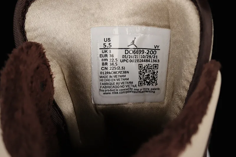 All categories Air Jordan Jordan series basketball shoes Air Jordan 1 Mid G version pure original Air Jordan 1 Mid SE AJ1 Joe 1 meter brown mid-top retro basketball shoes DO6699-200